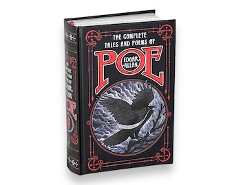 The Complete Tales & Poems Of Edgar Allan Poe - Collectible Deluxe Special Gift Edition - Leather Bound Hardcover - Classic Book