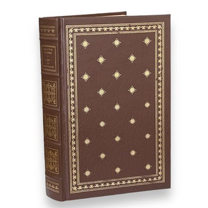 Selected Stories by Guy de Maupassant - Collectible Antique Leather Bound Book - Franklin Library Special Edition, 1983 - VERY GOOD Cond.