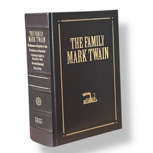 1992 Familjen Mark Twain-romaner: Tom Sawyer, Huckleberry Finn + mer - Samlarutgåva Deluxe B&N - Läderinbunden inbunden