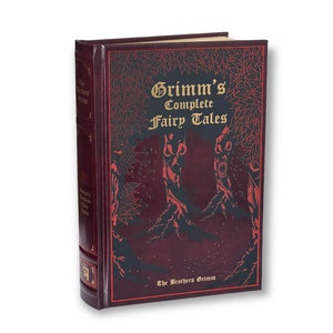 COMPLETE Fairy Tales by Brothers Grimm - Collectible Deluxe Special Gift Edition - Leather Bound Hardcover - Best Seller - Classic Book