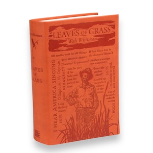 LEAVES OF GRASS by Walt Whitman - Collectible Deluxe Special Gift Edition - Flexi Bound Faux Leather Cover - Home Decor - Classic Book