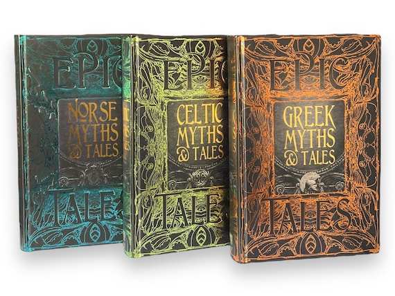 3 Books CELTIC, GREEK, NORSE Myths & Tales Anthology Fantasy