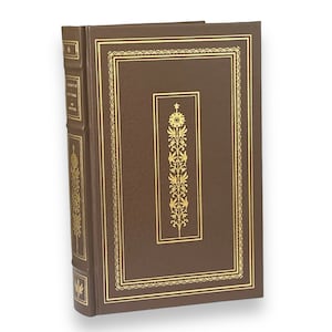 Aristotle Rhetoric and On Poetics - Illustrated Collectible Deluxe Leather Bound Book - Franklin Library Special Edition, 1981