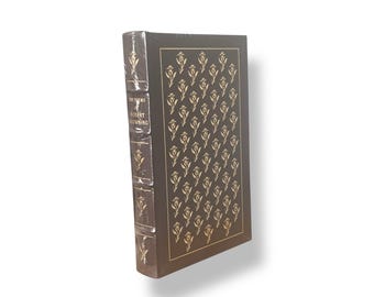 SCELLÉ ! 1979 Les poèmes de Robert Browning - Édition de luxe de collection - Livre classique relié en cuir - Easton Press