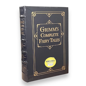 Sealed! 1993 GRIMM&#39;S COMPLETE Fairy Tales - Collectible Giftable Deluxe Special Edition - Leather Bound Hardcover - Classic Book - B&N, 1993