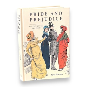 PRIDE And PREJUDICE by Jane Austen - ILLUSTRATED Collectible Deluxe Special Gift Edition - Hardcover - Best Seller - Classic Book