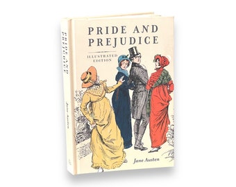 PRIDE And PREJUDICE by Jane Austen - ILLUSTRATED Collectible Deluxe Special Gift Edition - Hardcover - Best Seller - Classic Book