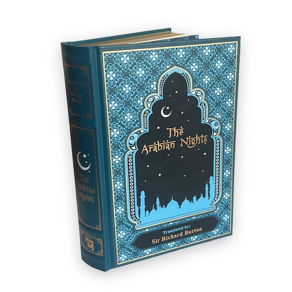 The ARABIAN NIGHTS Sir Richard Burton - Collectible Gift Deluxe Special Edition - Leergebonden hardcover - Bestseller - Klassiek boek
