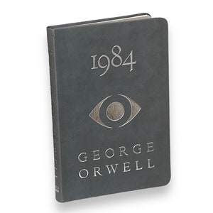 1984 Nineteen Eighty-Four by GEORGE ORWELL - Collectible Deluxe Gift Edition -  Faux Leather Softcover - Home Decor - Classic Book