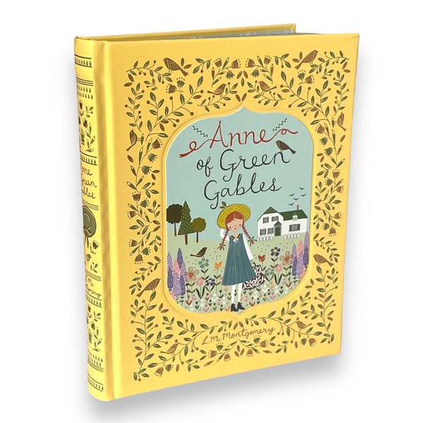 ANNE Of GREEN GABLES by L.M. Montgomery - Collectible Deluxe Special Gift Edition - Leather Bound Hardcover - Classic Book