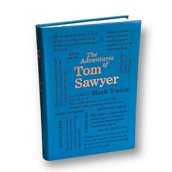 The Adventures of Tom Sawyer von Mark Twain - Collectible Deluxe Special Gift Edition - Weiche Lederhülle - Bestseller Classic Book