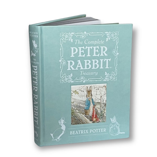 The Complete Peter Rabbit Treasury by Beatrix Potter  - ILLUSTRATED Collectible Deluxe Edition - Leather Bound Hardcover - Classic Book