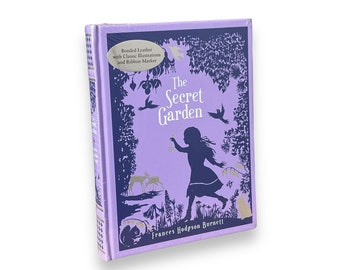 The SECRET GARDEN von Frances Hodgson Burnett – ILLUSTRIERTE Sammler-Sonderausgabe – Heimdekoration – Ledergebundenes Hardcover – versiegeltes Exemplar