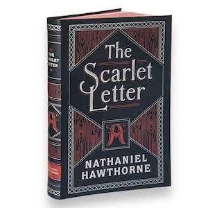 SCARLET LETTER de Nathaniel Hawthorne - Edición de regalo especial de lujo coleccionable - Cubierta de cuero sintético con encuadernación flexible - Libro clásico más vendido