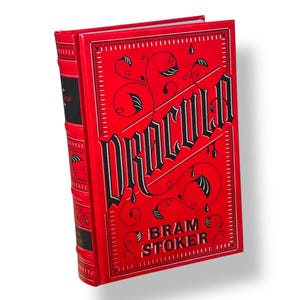 RARE Hardcover DRACULA by Bram Stoker - Collectible Deluxe Special Gift Edition - Leather Bound - Classic Book