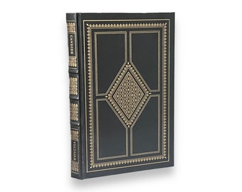 Cándido de Voltaire - Edición especial de lujo ilustrada y coleccionable - Libro encuadernado en cuero genuino - Biblioteca Franklin, 1979