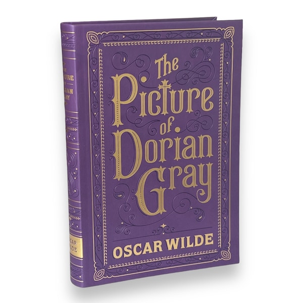 The PICTURE Of DORIAN GREY par Oscar Wilde - Édition cadeau spéciale de luxe à collectionner - Couverture en faux cuir avec reliure flexible - Livre classique