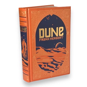 DUNE by Frank Herbert - Collectible Deluxe Special Gift Edition - Leather Bound Hardcover - Classic Book - Best Seller