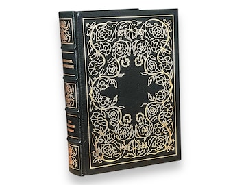Nathaniel Hawthorne STORIES - Reliure illustrée de luxe en cuir doré de collection - Édition limitée Franklin Library, 1978 - Comme neuve !