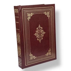 The ODYSSEY of HOMER translated by Butcher & Lang - Collectible Deluxe Edition - Leather Bound Hardcover - The Harvard Classics, 1980