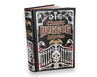 CLASSIC HORROR STORIES: Lovecraft, Edgar Poe + others - Collectible Deluxe Special Gift Edition - Leather Bound Hardcover - Classic Book