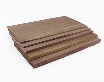 Black walnut / craft wood panels / solid wood / wood / raw materials / cut to size / for woodworking and crafts / laser cutting/hardwood