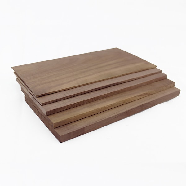 Black walnut / craft wood panels / solid wood / wood / raw materials / cut to size / for woodworking and crafts / laser cutting/hardwood