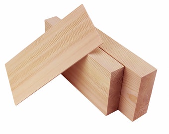 Pin / planches de bois artisanal / bois massif / bois / matière première / coupe sur mesure / pour le travail du bois et l’artisanat / découpe laser / matériaux de sculpture