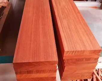 Red pear / craft wood strips / solid wood / wood / raw material / cut to size / for woodworking and crafts / laser cut / carving material