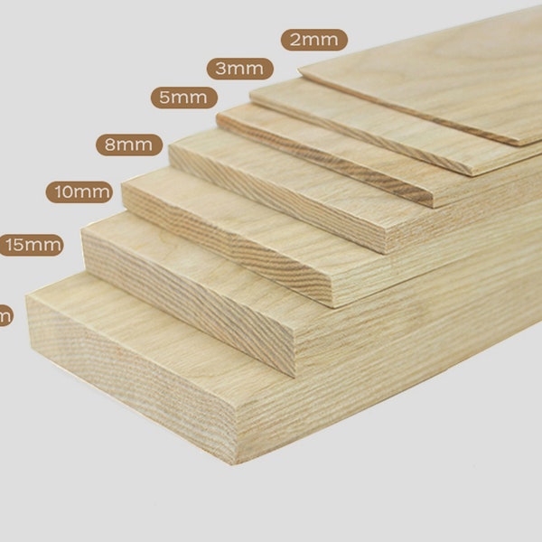 Ash wood，Craft Wood Slabs，solid wood,Wood,Raw Materials，Cut to size,for woodworking and crafts, laser cutting/engraving materials