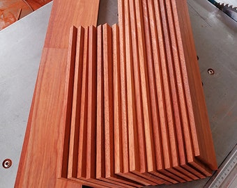Poire rouge / dalles de bois artisanal bois massif / bois brut / coupé à la taille / taille personnalisée / bois de menuiserie / bois dur / amélioration de l'habitat