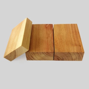 Cubos de madera de 3/4 pulgadas pequeños bloques de madera para  manualidades, bloque cuadrado de madera natural sin terminar para proyectos  de