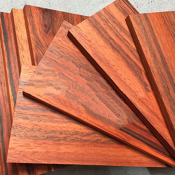 Red pear / craft wood strips / solid wood / wood / raw material / cut to size / for woodworking and crafts / laser cut / carving material