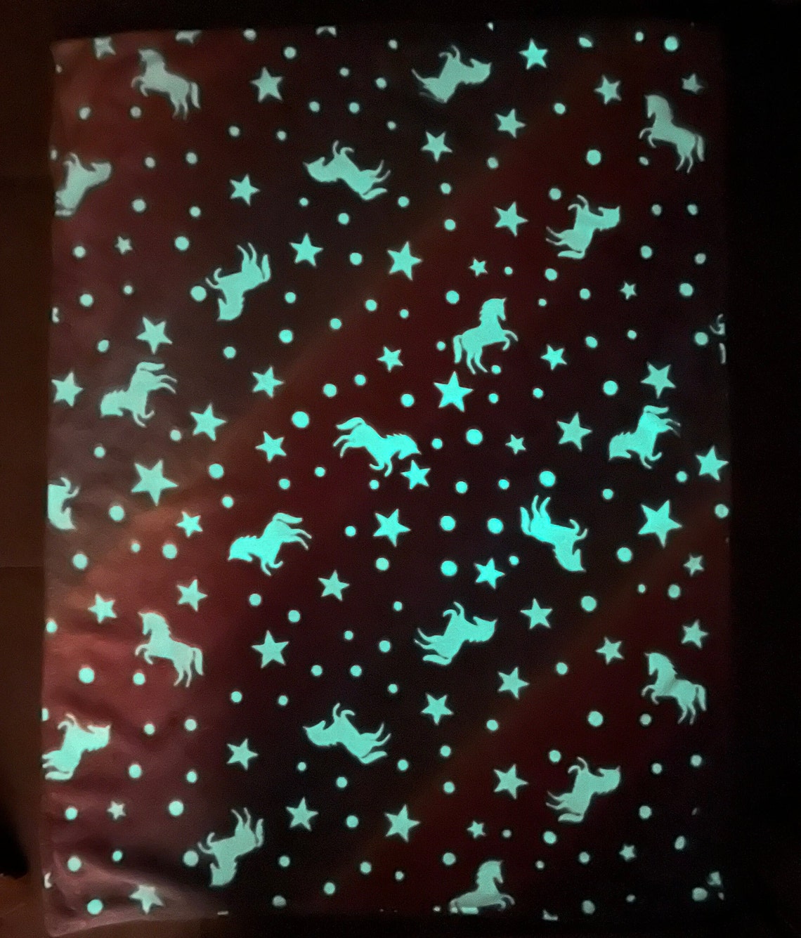 Glowing Blanket Fluorescent patterns magic blanket for kids image 1