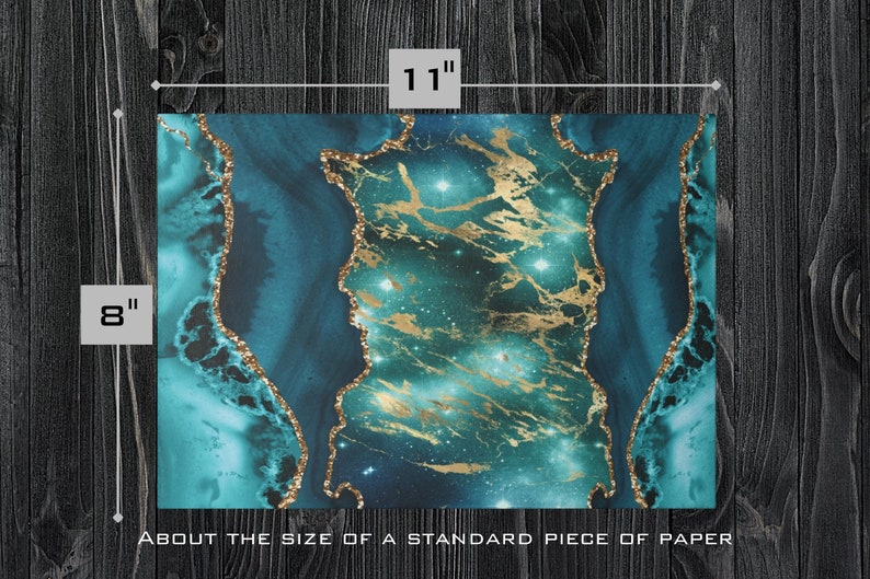 Teal Geode Tempered Glass Cutting Board,large Agate Serving Tray