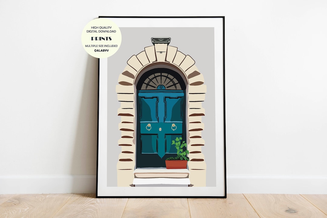 Front Door Wall Art Door Printable Digital Print of Front Door