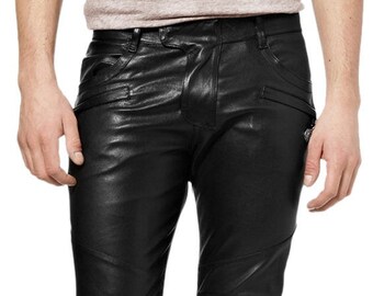 Men Leather Pants - Etsy