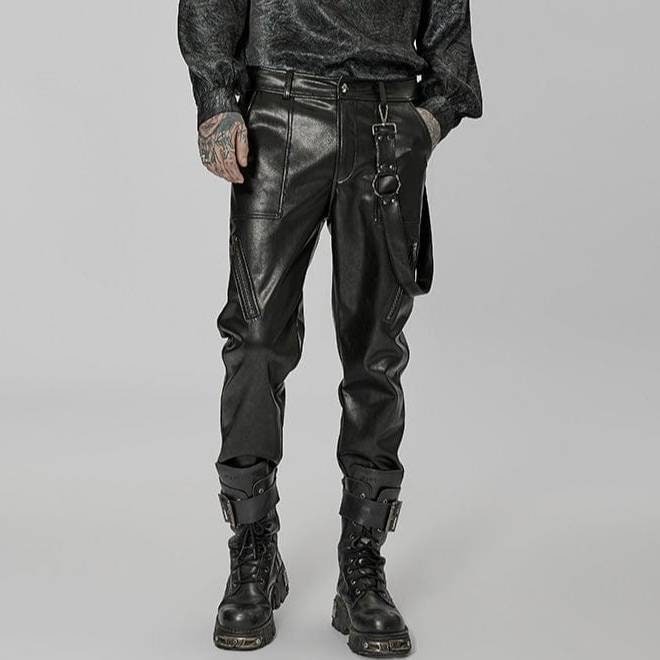 Buy Svenjoyment Large Black Imitation Leather Pants for Men by Svenjoyment  Online at desertcartINDIA