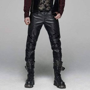 Buy Black Leather Pants Online In India -  India