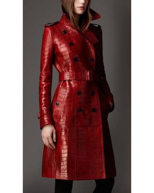 Burberry alligator wrap trench coat hotsell