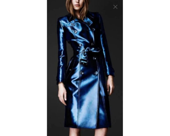 Burberry prorsum gold metallic trench cheap coat
