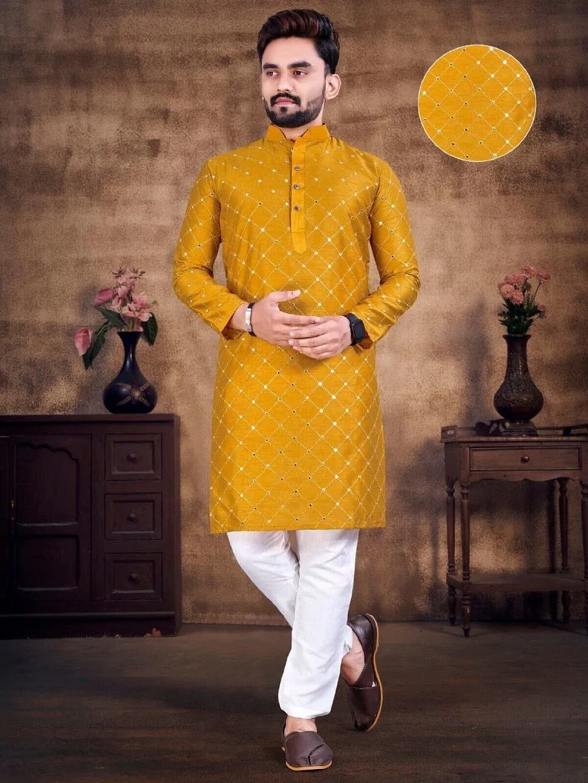 Stylish Kurta Pajama Etsy Singapore