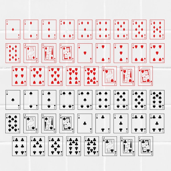 Playing cards Svg, playing cards clipart,playing cards svg files,playing cards cut files,poker,hearts,spades,clubs,diamonds,playing cards