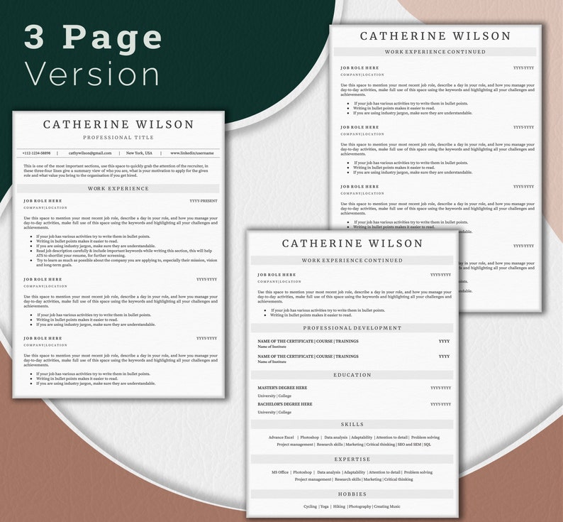 ATS Compatible Resume Template - Il 794xN.4484013960 6d50 