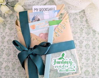 Romantasy Book Lovers Gift Box, Spicy Romance Reader Gift, Book Club Gift, Choose Your Genre Book Bundle With Self Care Items For Her