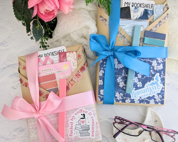 Mystery Surprise Book Blind Date Gift Basket For Book Lovers, Tween Girl Reader Birthday Gift Set, Choose Your Genre Booktok Merch