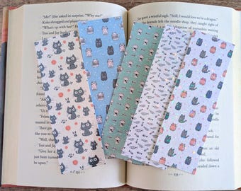 Cat Holographic Bookmark Gift For Book Lovers, Cat Lover Gift For Readers