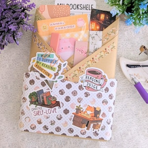 Blind Date With A Book Box For Thriller Reader, Dark Romance Gift Box, Book Club Gift For Her, Choose Your Genre Book With Self Care Items
