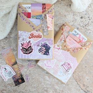 Blind Date With A Book Box For Thriller Reader, Dark Romance Gift Box, Book Club Gift For Her, Choose Your Genre Book With Self Care Items