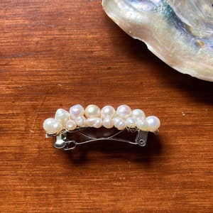 Small Pearl Hair Barrette